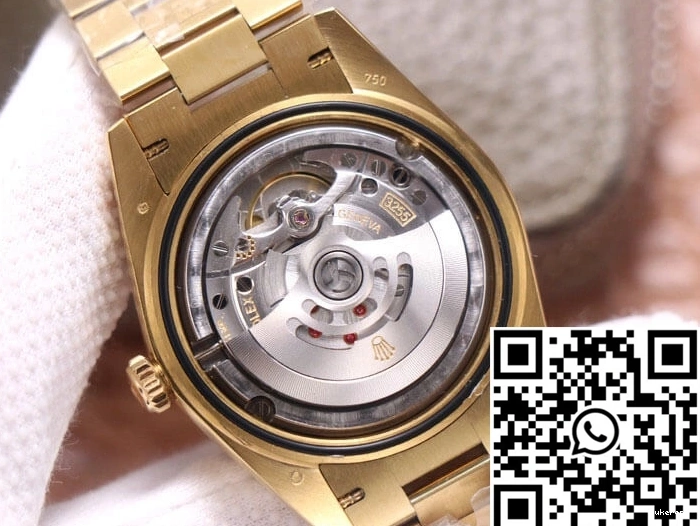 969 Factory Dial Rolex Yellow Gold Black M228348RBR-0001 Day-Date EW Supportive 0811